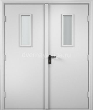 Дверь деревянная противопожарная ДПДО-02 EI-30 (Белая)